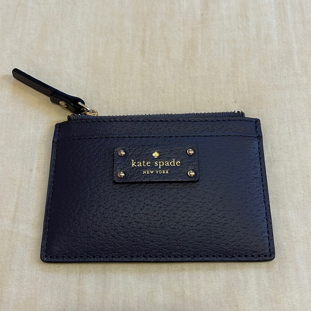 kate spade zip top card wallet